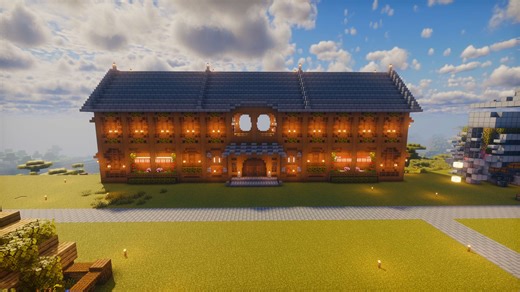 我的世界建筑教程：大型仓库