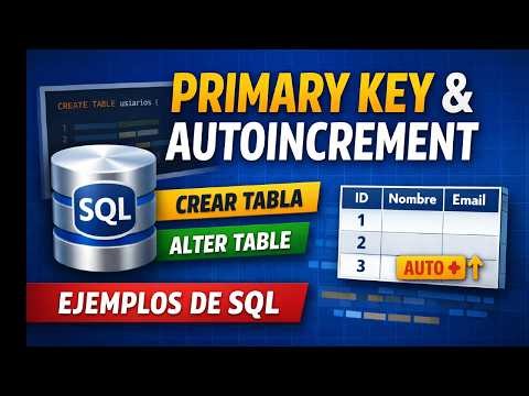 EJEMPLOS DE USO DE CREATE TABLE Y PRIMARY LEY en MySQL