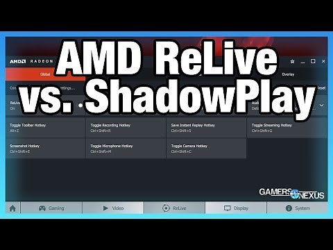 AMD ReLive vs. NVIDIA ShadowPlay Comparison