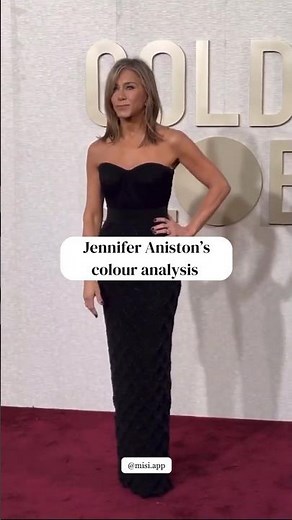 Jennifer Aniston Color analysis #jenniferaniston #celebrity #coloranalysis #colorpalette #friends