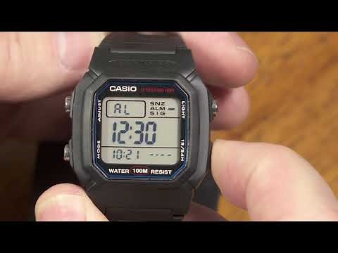 Casio W800H and W96H In Depth Review -- Two Inexpensive Watches Which Do All of the Same Things