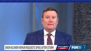 Snow blower repair in high demand