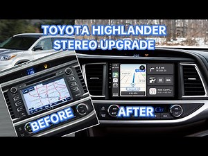 ViaBecs APPLE CAR PLAY / TOYOTA HIGHLANDER 2014-2019 10.2" STEREO INSTALL