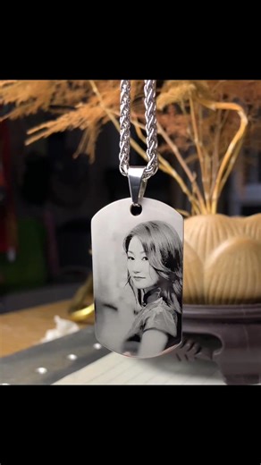 💖Don't just wear jewelry, wear a memory! 🌟 Upload your photo and get a custom Tag Necklace. 💯Perfect for birthdays, anniversaries, and more! 👇 https://casedraw.com/diy-photo-tag-002 | Casedrawing