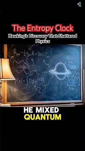 Hawking’s Discovery That Shattered Physics #blackhole #entropy