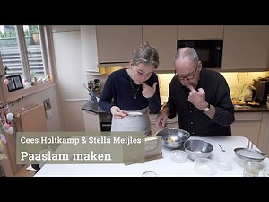 Cees en Stella maken een klassiek paaslam.