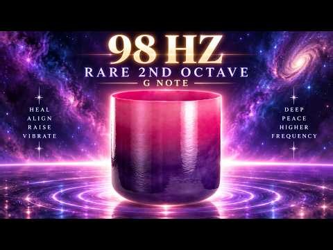 You’ve Probably Never Heard a Crystal Bowl This Deep | 98 Hz Sound Healing