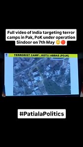 16 reactions · 10 comments | Full video of India targeting terror camps in Pak, PoK under operation Sindoor on 7th May #patialapolitics #patiala #OperationSindoor | Patiala Politics | Facebook