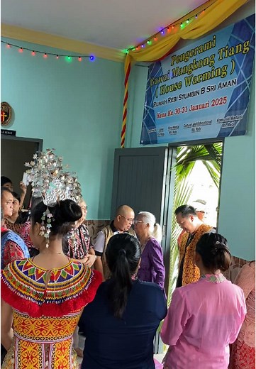 Sekitar Pengerami Mangkong Tiang Rh Rebi Stumbin, Sri Aman… #adatasal #rumahpanjangmoden #iban #sarawak #fypシ゚viral #fyp