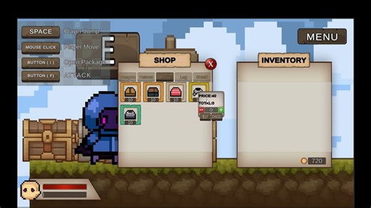 Unity2D背包装备系统展示作品