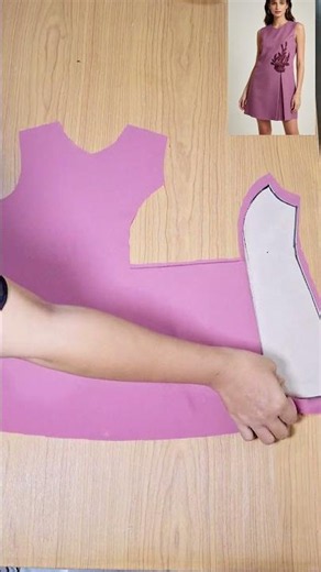simple dress design pattern #sewing #tutorial #fashion #shortvideo