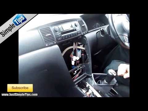 Radio Removal Toyota Corolla (2006-2013) | JustAudioTips