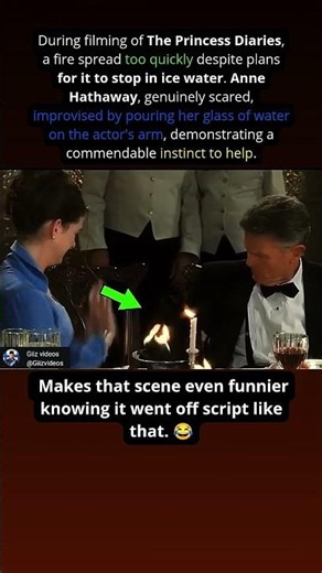 Anne Hathaway SAVES the Day in Princess Diaries Blooper!