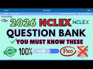 NCLEX 2026 Practice Questions (RN & PN) | Next Gen NCLEX Adaptive Test + Detailed Rationales