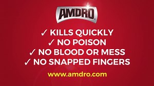 Amdro Reusable Rat Trap, Kills Up to 12
