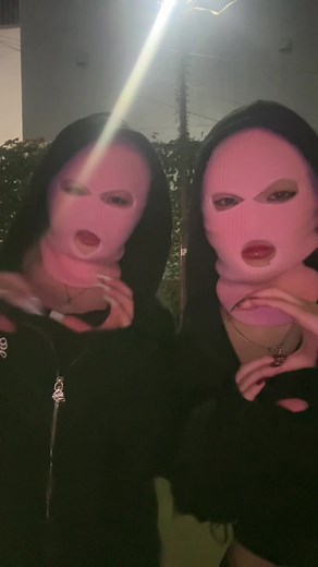 Stylish Pink Ski Mask for Halloween Costumes