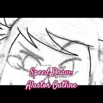 Alastor Outline #art #speedart #speedpaint #speeddraw #drawing