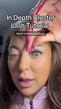 Step by Step Cluster Lash Tutorial:Short Doll Eye Lash Map