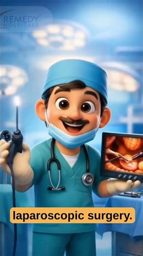 Laparoscopic Surgery | Less Pain, Faster Recovery | 3D Animation | Remedy Hospitals | #shorts