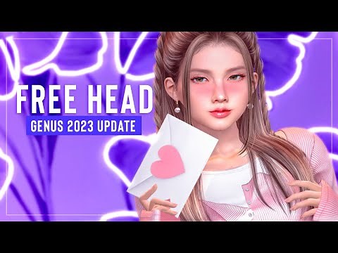 FREE GENUS Head 2023 | Free Gift Skin + Lashes | Second Life Avatar style