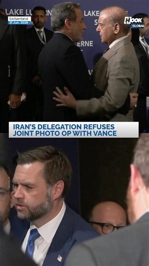 Iran refuses joint photo op with Vance before Switzerland talks