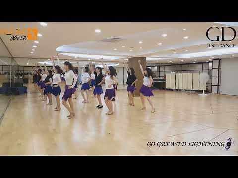 Go Greased Lightning - Line Dance ( GD-Nuline Dance Korea )