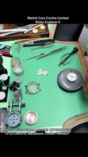 Rolex Explorer II Full Restoration Details