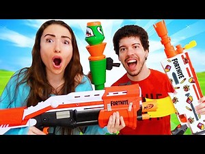 Fortnite WEAPONS in REAL LIFE! (Nerf Blasters)