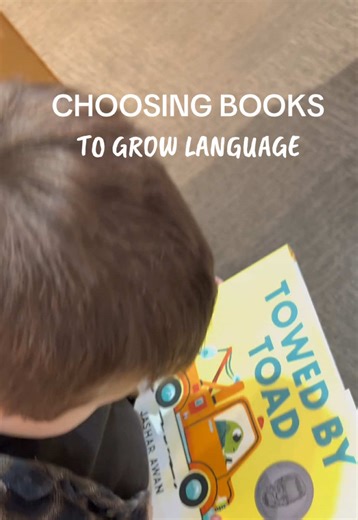 Choosing books just one step ahead of your child’s language is one of the easiest ways to support growth 📚✨ 🧠 Models the next step in language so they can hear what their words will turn into next 💬 Introduces new phrases in a way that feels natural—not confusing or out of reach ❤️ Keeps them engaged and confident while gently stretching their skills