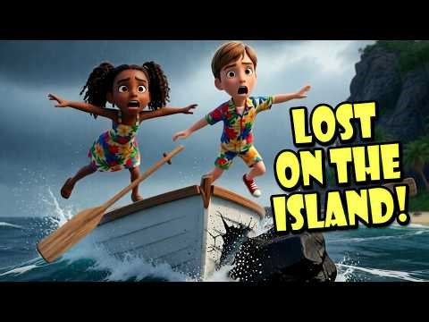 Shipwrecked on Volcano Island! | Annie & Tom Adventures
