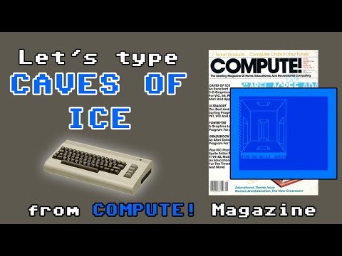 Let's Type Caves of Ice from COMPUTE! Magazine - Commodore 64 - Issue 40, September 1983