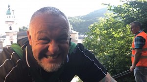 "Austria Rock" Franz Müllner trainiert wieder. Nächste Woche will er die Festungsbahn 10 Meter nach oben ziehen. Mehr dazu unter www.sn.at/73538629 [SN Plus]. | Salzburger Nachrichten