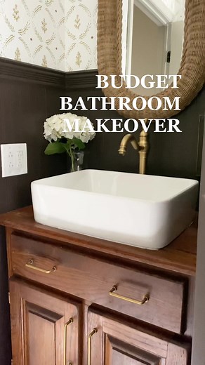 Budget Bathroom Makeover: Transforming Your Tiny Space with Paint, Wallpaper & Floor Tiles