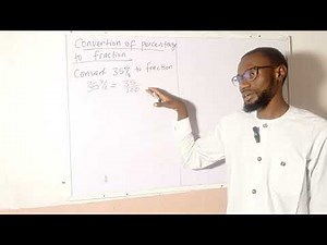 How to Convert Percentage To Fraction