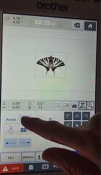 Brother PR1055X Adding a Basting Stitch To Your Embroidery Design Quick Tip Video