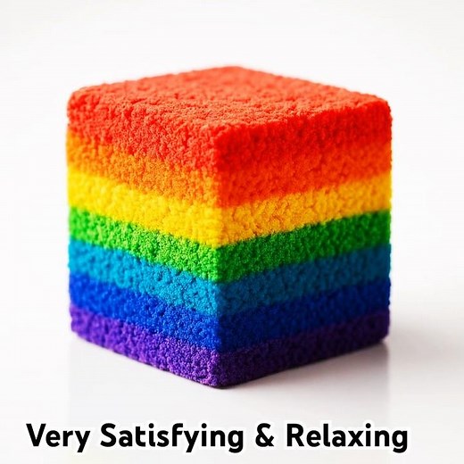 Relaxing Rainbow Slice, Ultimate ASMR Experience