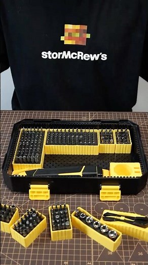 Unboxing JAKEMY 257 in 1 Modular Manual Toolbox with 2 in 1 internal screwdriver handle 252 bits#diy