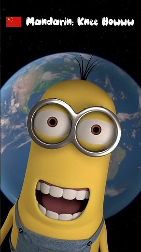 Minion Kevin teaching you to say hello in 10 languages #Minion #3danimation