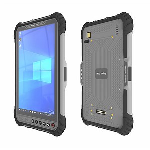 [Hot Item] Compact Rugged Windows Tablet Industrial Rugged Panel Computer Smart NFC Tablet Wireless Qr Code Scanner Mobile Computer Q801