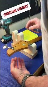 Hondo bass neck tuning peg reinstall