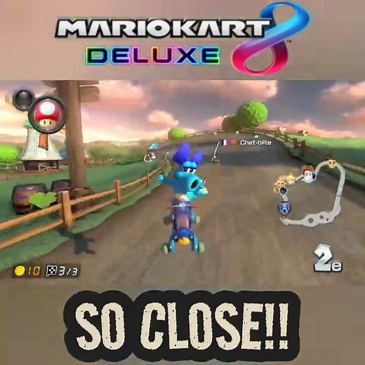 THE CLOSEST RACE FINISH EVER (Mario Kart 8 Deluxe) #nintendo #switch #mariokart #mk #mk8