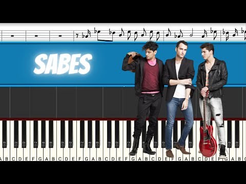 Reik - Sabes | Piano Tutorial | Midi