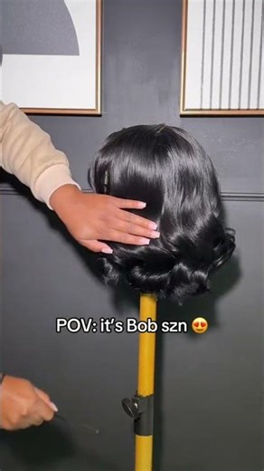 BOB SZN😻Style my BOB. #weargowig #omprettyhair #wigs #bob #gluelesswig