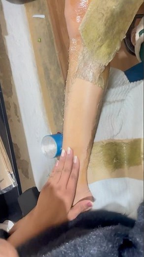 Legs Waxing Full Tutorial For Beginners At Home. || #beautyclass #shorts #shortvideo