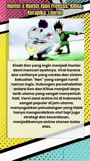 Hunter x Hunter (Gon Freecss, Killua, Kurapika, Leorio)#GosipArtis #dramakorea #TrendingShorts