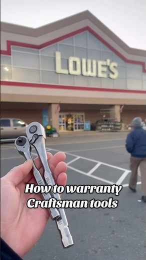 How to warranty craftsman tools #craftsmantools #craftsman #lowes #tools #lifehack