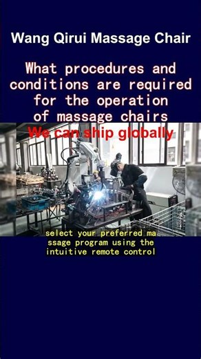What procedures and conditions are required for the operation of massage chairs