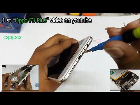 How to open Oppo F3 Plus Back Panel || how to open oppo F3 and F3 plus back cover