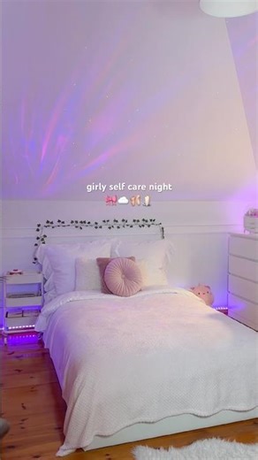 Girly self care night routine🎀🕯️ #selfcare #selfcareroutine #nightroutine #cozynight #girlythings