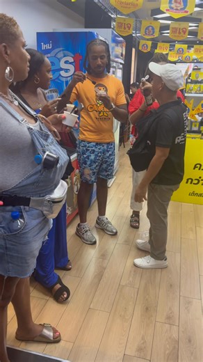 We tried Thai, soy sauce ice cream on our street food tour in Bangkok. It’s a trendy flavor, originated in Bangkok. It was a resounding “No” for most of our group. | Michelle Ward